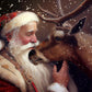 AB  Diamond Painting  | Christmas Santa Claus and Deer