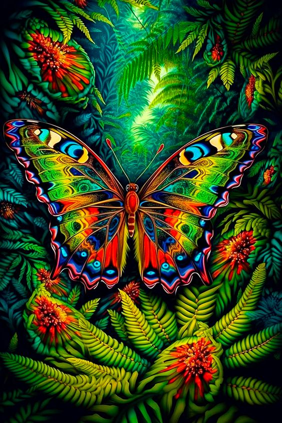 AB Diamond Painting | Butterfly Forest
