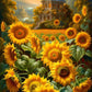 Free AB Diamond Painting | Sunflower
