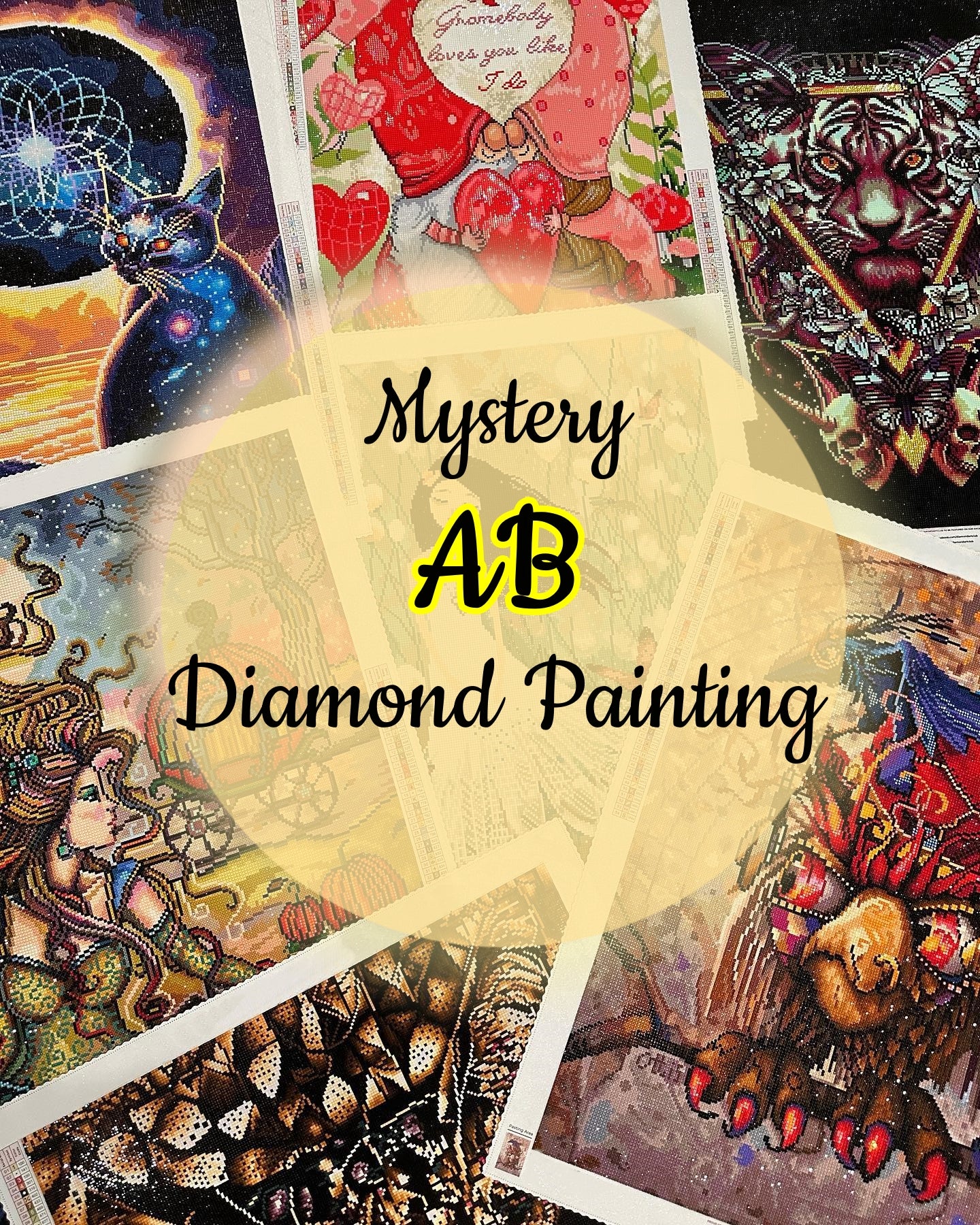 Mystery Diamond Painting Kit（no duplicate paintings）