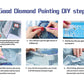 AB Diamond Painting Kit | Purple Flowers