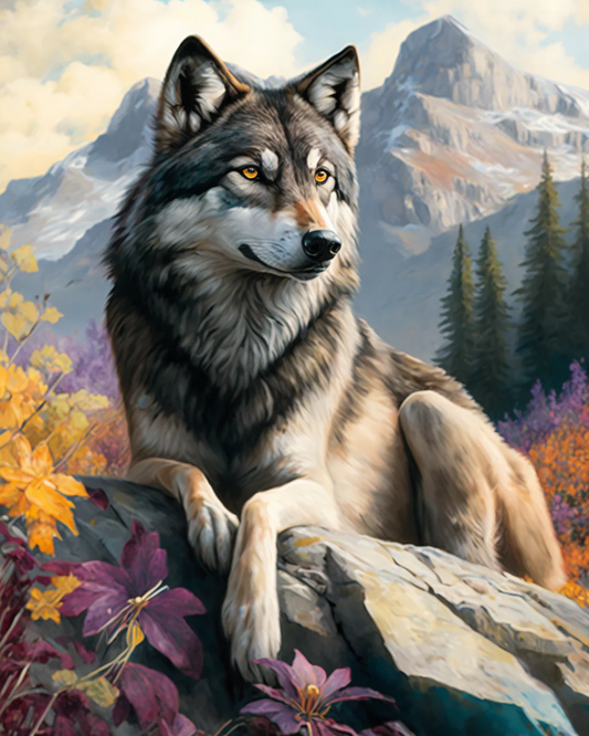 AB Diamond Painting | Wolf
