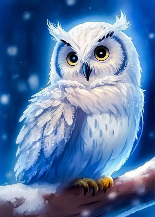 Free AB  Diamond Painting  |Owl