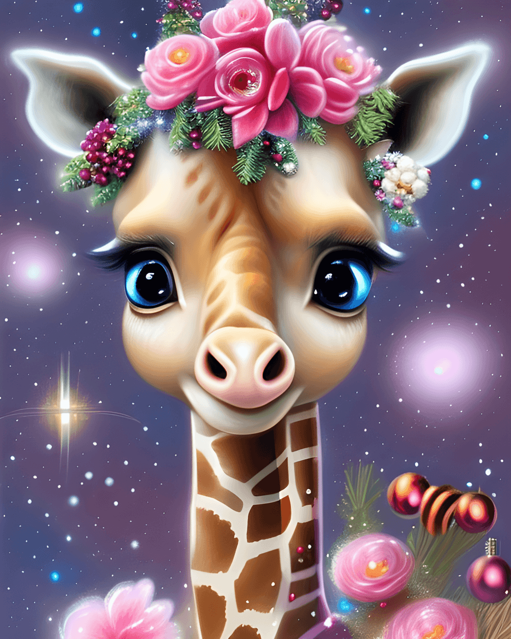 AB Diamond Painting |  Cute Giraffe