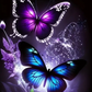 Free AB Diamond Painting |  Butterfly