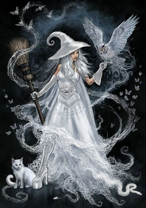 AB Diamond Painting |  White Witch