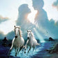AB Diamond Painting Kit  | Horse and clouds