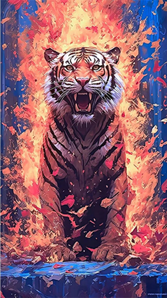AB Diamond Painting  | Tiger