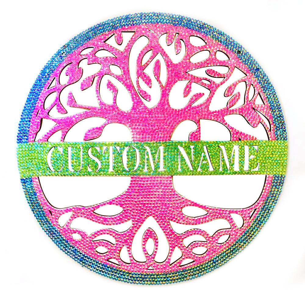 DIY Customized name | Diamond painting wood tag | Please tell me the name that needs to be customized