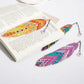 DIY Special Shaped Diamond Painting Bookmark | Feather