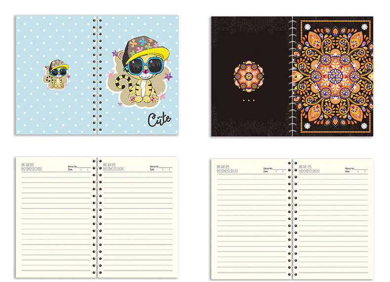 5D Notebook DIY  Special Shape Rhinestone Diary Book | Mandala