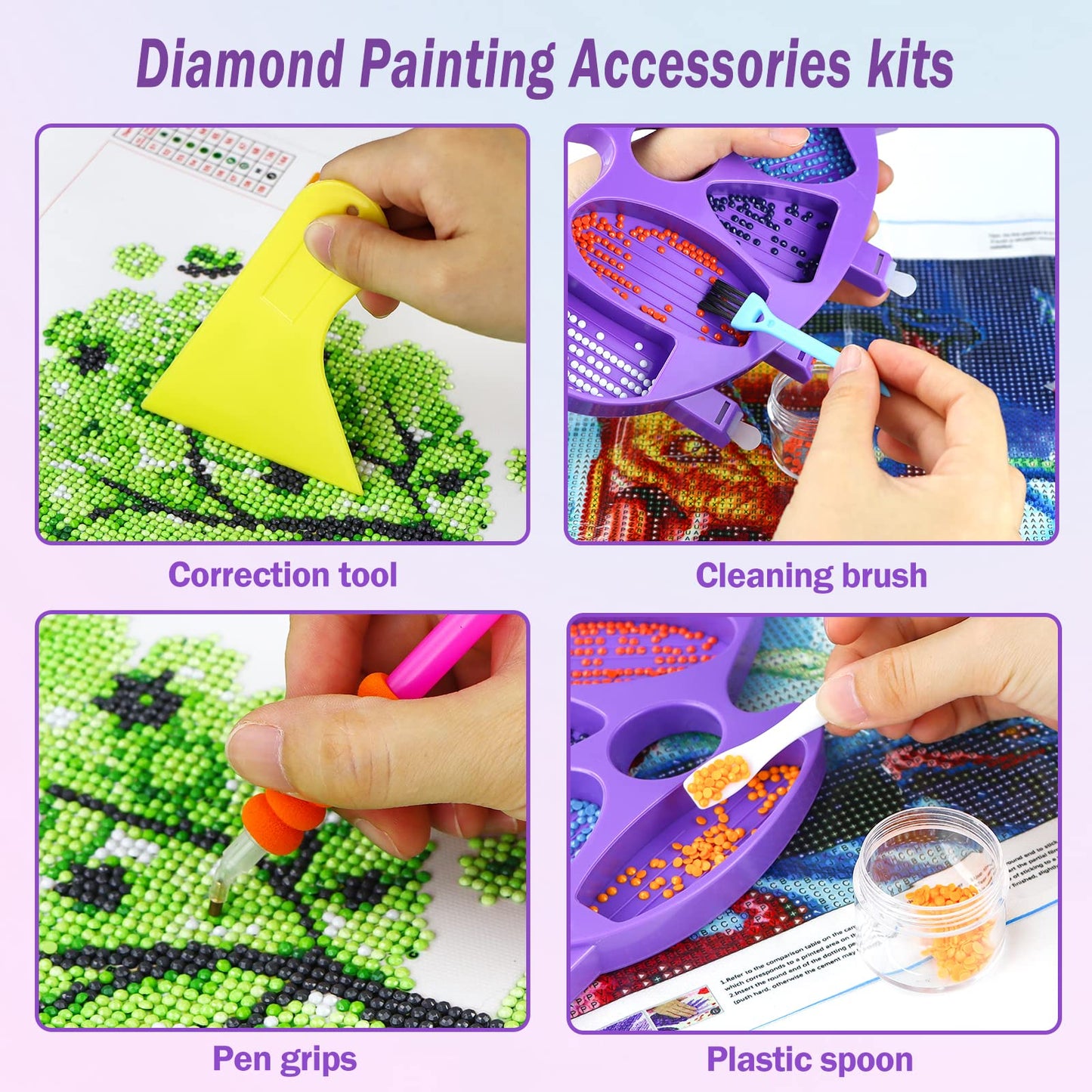 Diamond Painting Tools | 5 Section Palm Trays