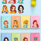 6pcs Round Diamond Painting Stickers Wall Sticker | Princess