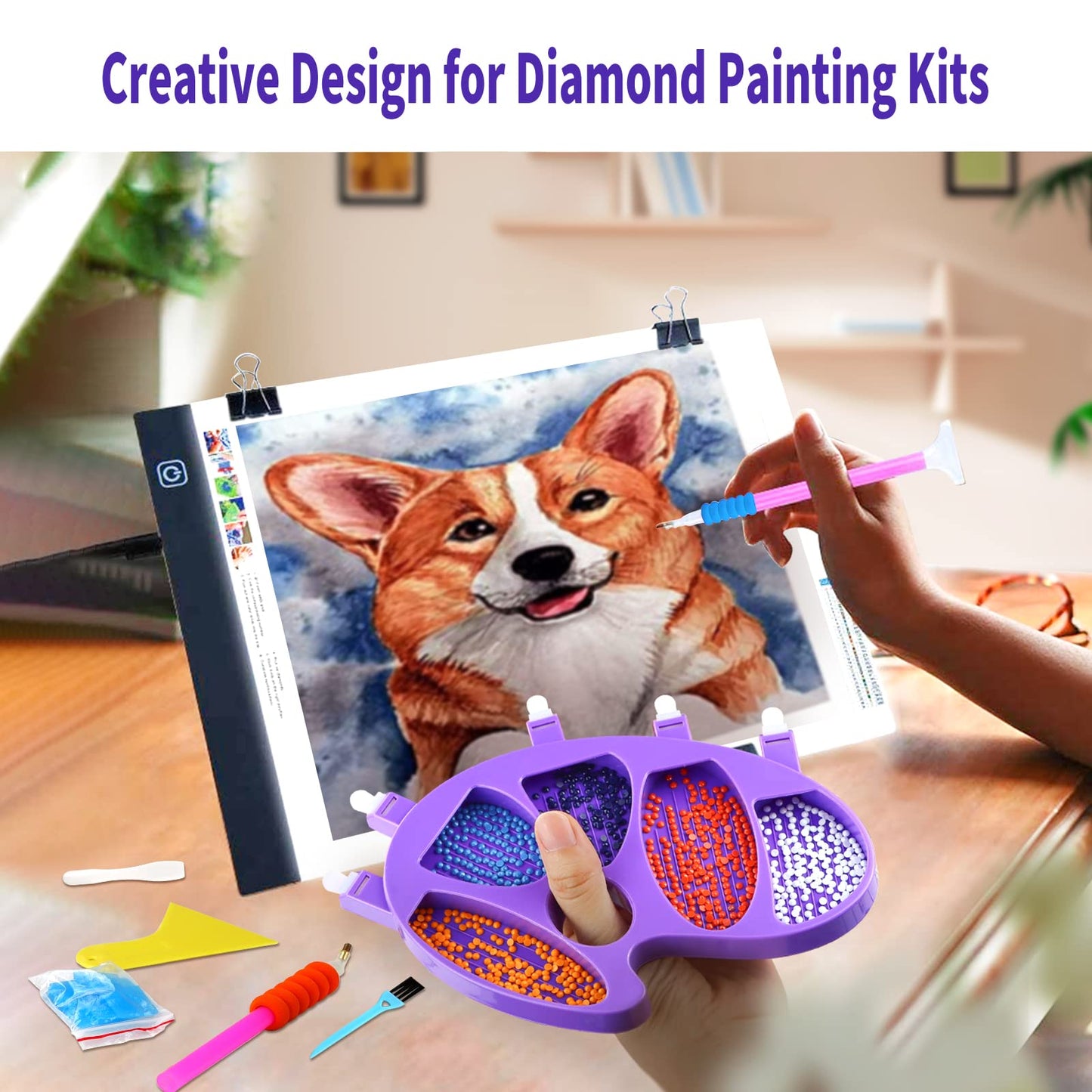 Diamond Painting Tools | 5 Section Palm Trays