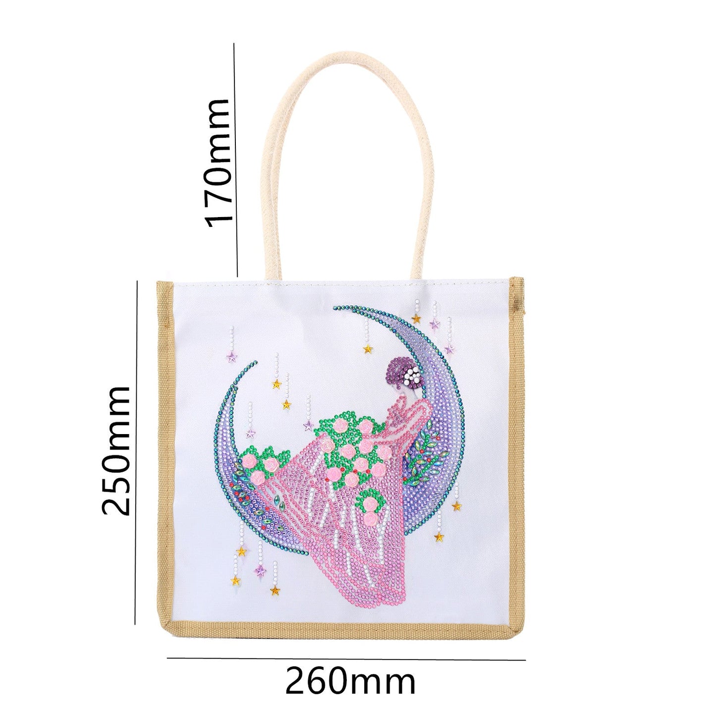 DIY special-shaped Diamond painting package Bag | Girl