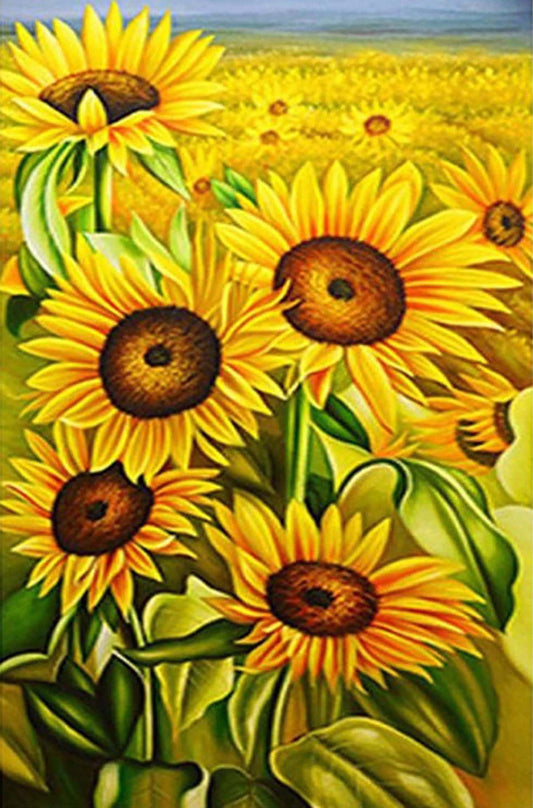 sunflower  | Full Round Diamond Painting Kits