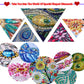 10 pcs set DIY Special Shaped Diamond Painting Coaster