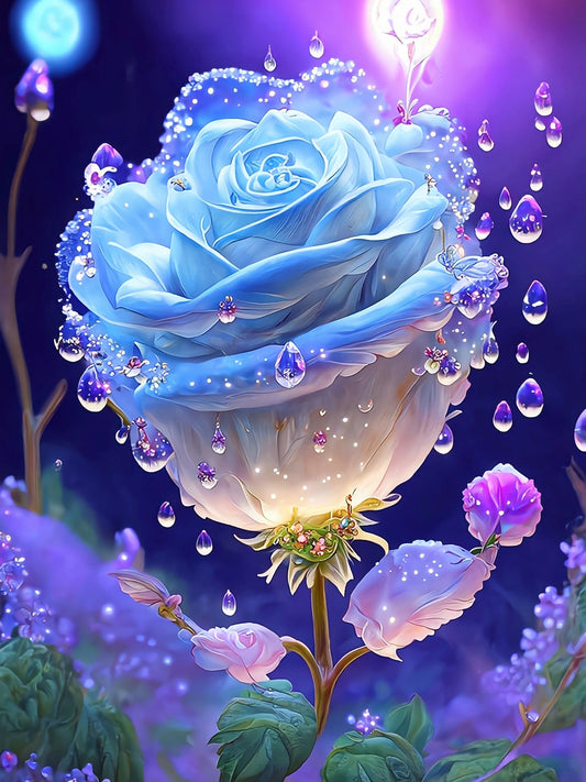 AB Diamond Painting  |  Water Droplet Flower