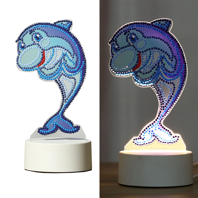 Diamond Painting | Night Lights | Dolphin