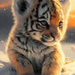 AB  Diamond Painting  |  Cute Tiger