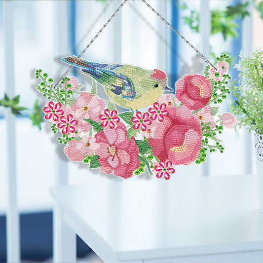 Christmas diamond decoration | Flowers and Birds | diy pendant