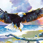 Seaside eagle | Full Round Diamond Painting Kits