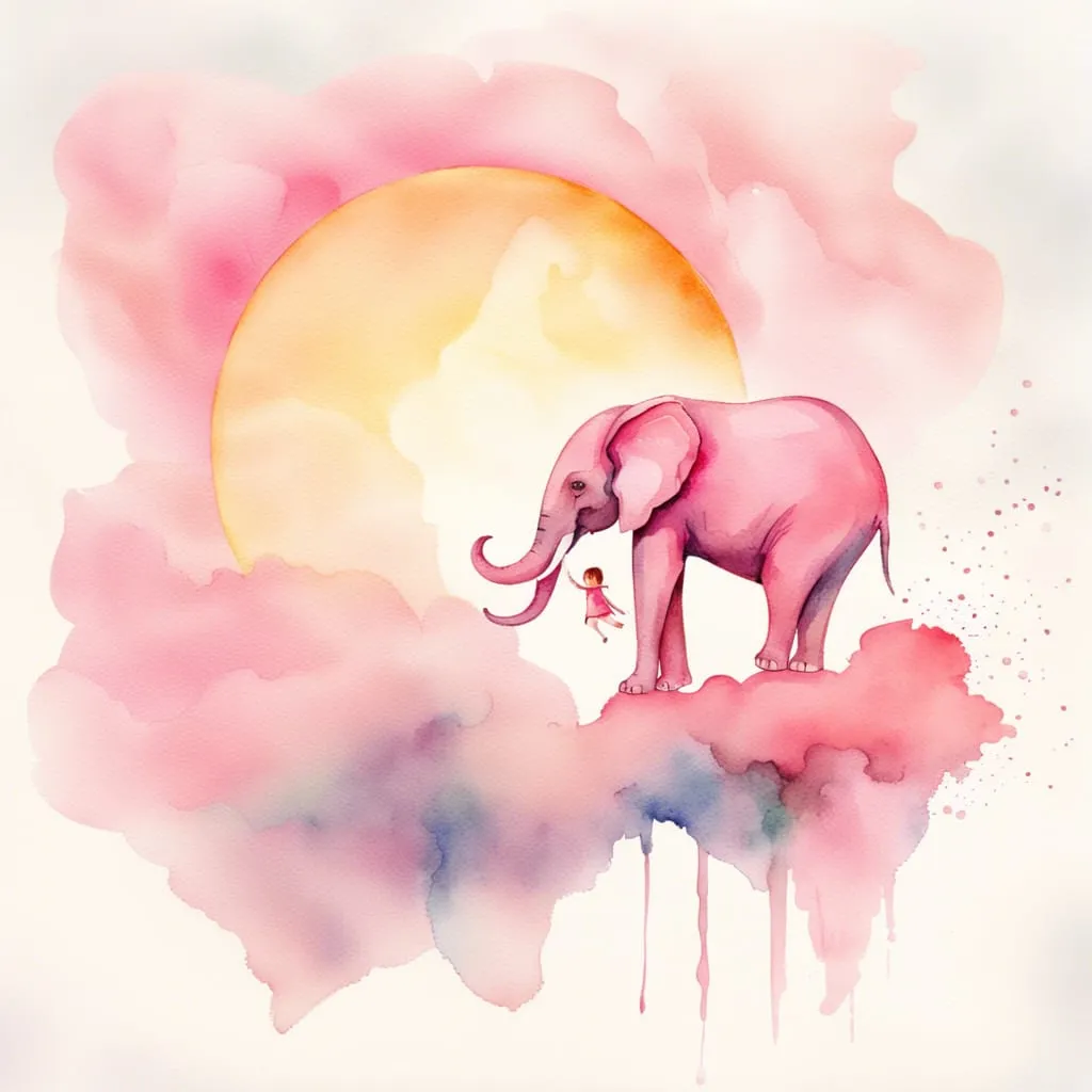AB Diamond Painting  |  Pink Elephant