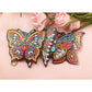4pcs DIY Butterfly Sets Special Shaped Full Drill Diamond Painting Key Chain with Key Ring Jewelry Gifts for Girl Bags