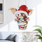 DIY crystal diamond wall mount kit for doors and windows tags - Christmas Cartoon
