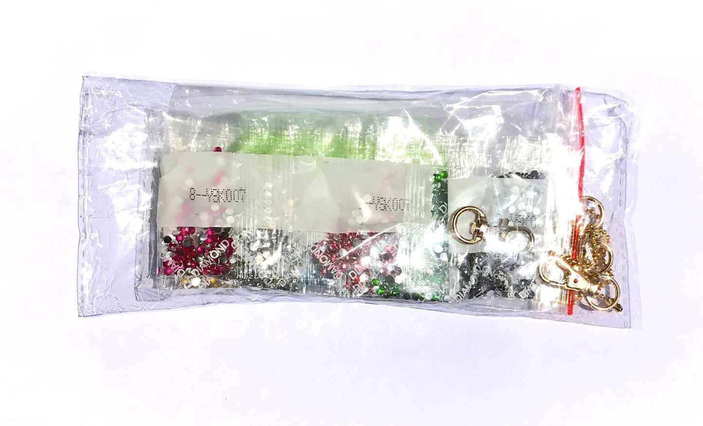 4pcs DIY Alpaca Sets Special Shaped Full Drill Diamond Painting Key Chain with Key Ring Jewelry Gifts for Girl Bags