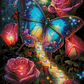 Full Round/Square Diamond Painting Kits | Butterfly
