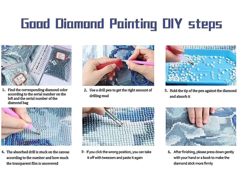 Full Round/Square Diamond Painting Kits |Wolf