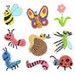 9pcs Round Diamond Painting Stickers Wall Sticker | Insect