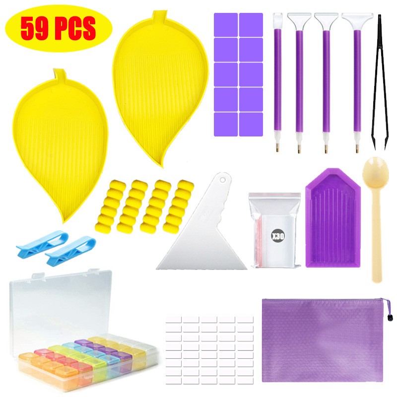 5D DIY Diamond Painting Cross Stitch Embroidery Pen Tools Set Accessories