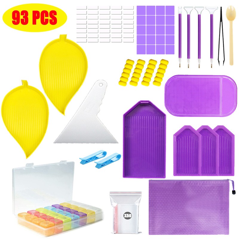 5D DIY Diamond Painting Cross Stitch Embroidery Pen Tools Set Accessories