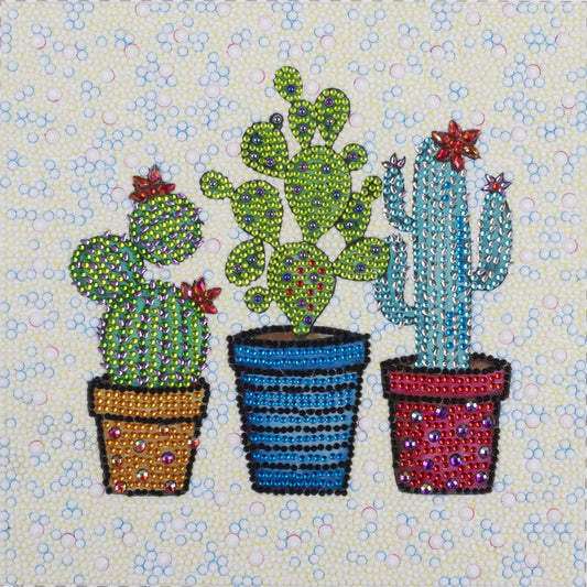 Children's Series | Cactus | Crystal Rhinestone Diamond Painting Kits