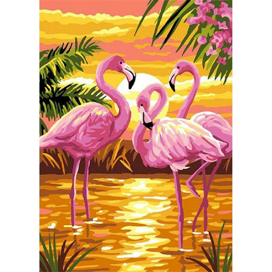 Full Round Diamond Painting Kits  | Flamingo