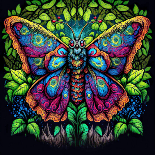 AB Diamond Painting  |  Colorful Butterfly