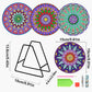 4PCS Diamond Painting Placemats Dish Mats | Mandala
