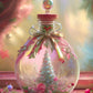 Luxury AB Velvet Diamond Painting Kit - Christmas Bottle
