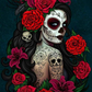 AB Diamond Painting    |  Skull Rose