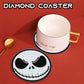 2 pcs set DIY Special Shaped Diamond Painting Coaster | Horror Skeleton