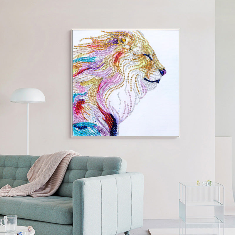 Lion | Special Shaped Diamond Painting Kits