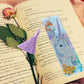DIY horse Special Shaped Diamond Painting Leather Bookmark Tassel
