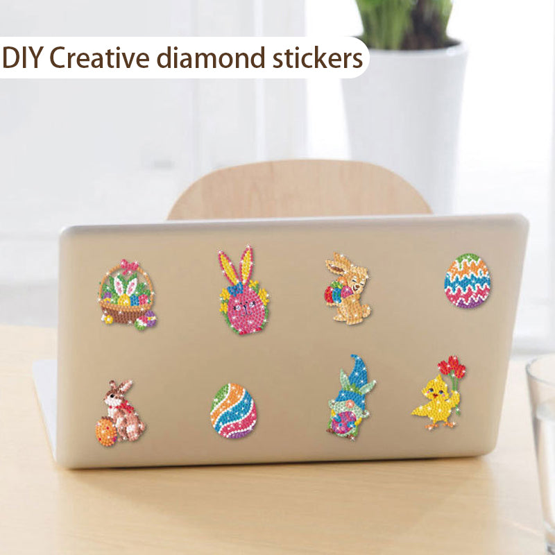 Round Diamond Painting Stickers Wall Sticker | Easter series