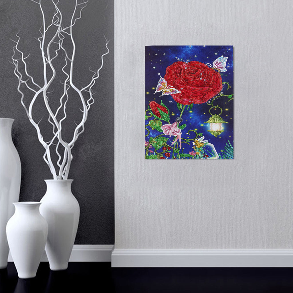 Rose flower | Special Shaped Diamond Painting Kits
