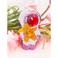 5pcs DIY Space Sets Special Shaped Full Drill Diamond Painting Key Chain with Key Ring Jewelry Gifts for Girl Bags