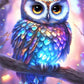AB Diamond Painting  | Colorful Owl