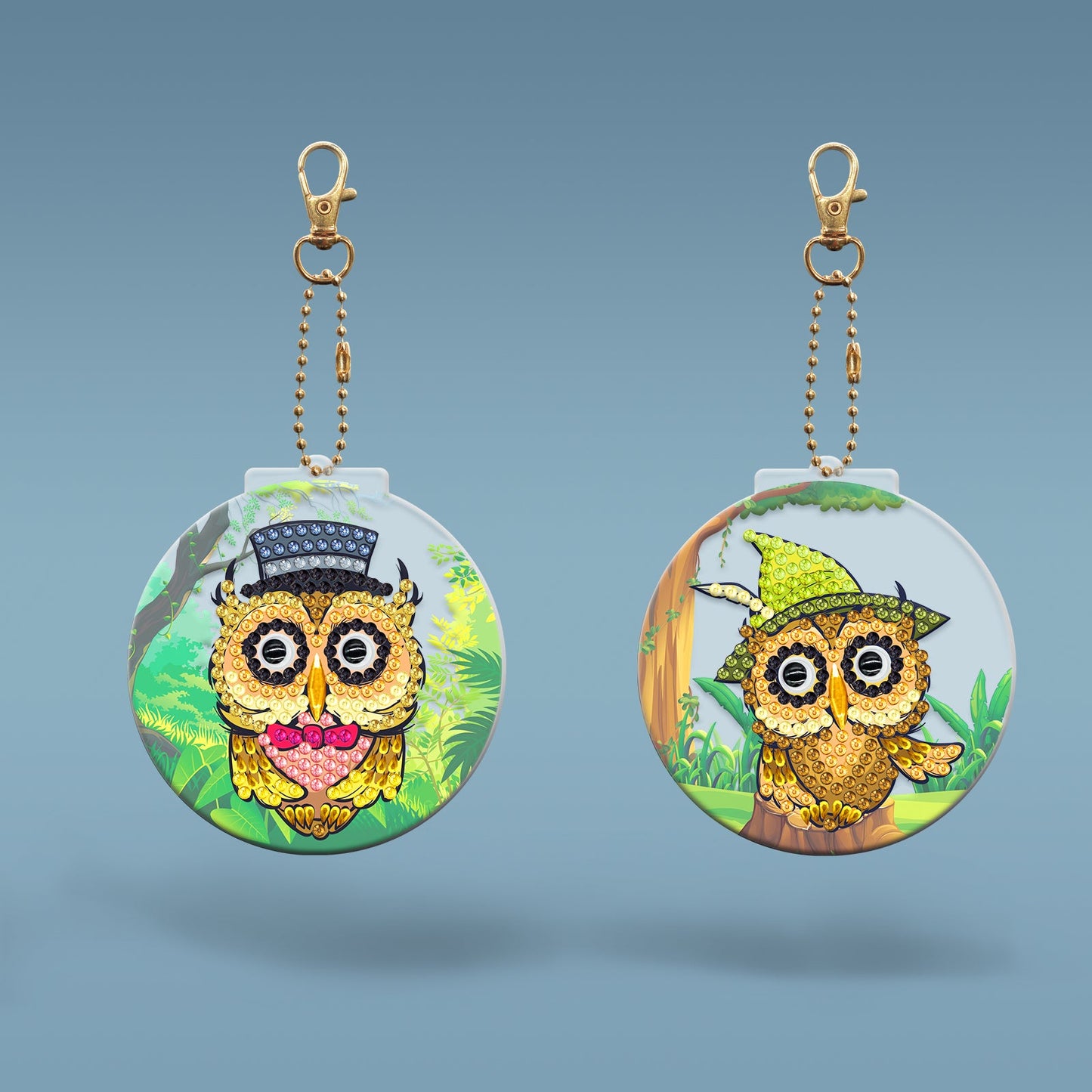 DIY keychain | Owl | Two Piece Set