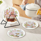 4PCS Diamond Painting Placemats Insulated Dish Mats | Lily Flower